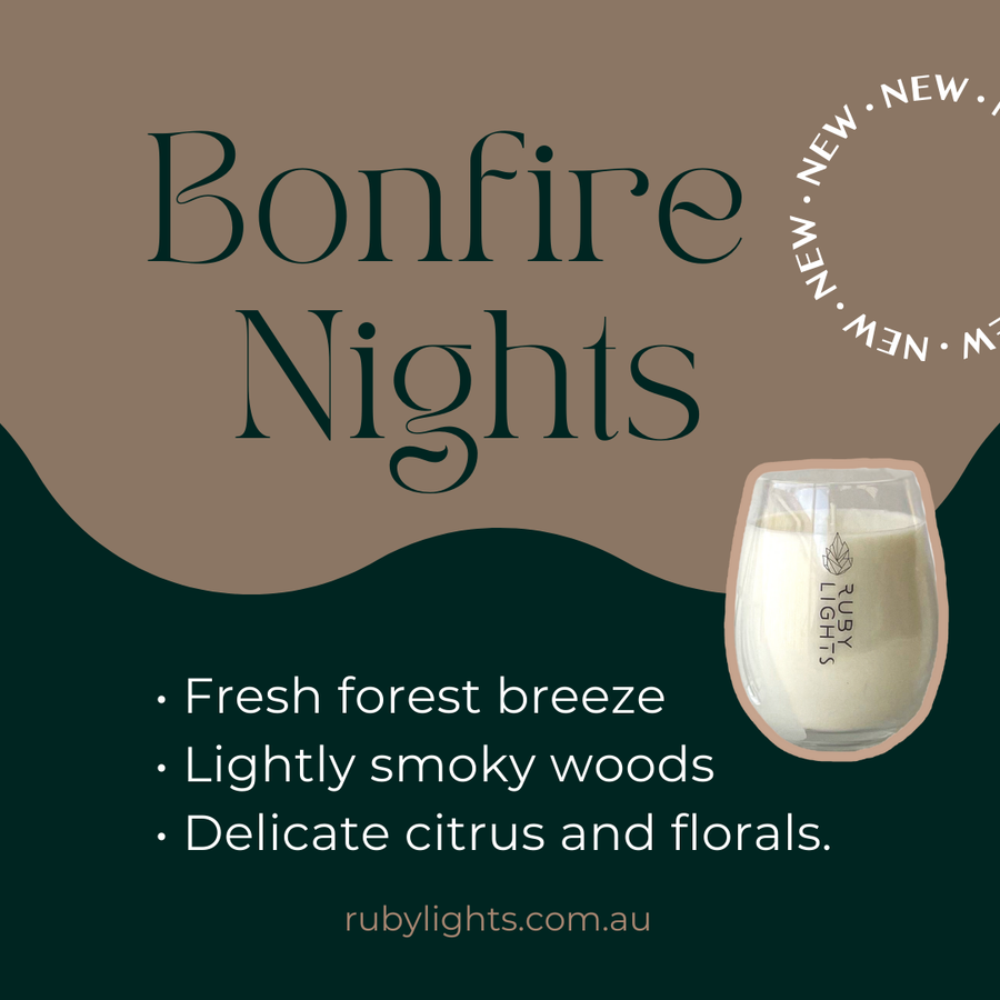 END OF SEASON SALE ! Bonfire Nights - Winter Element Soy Candle 500g